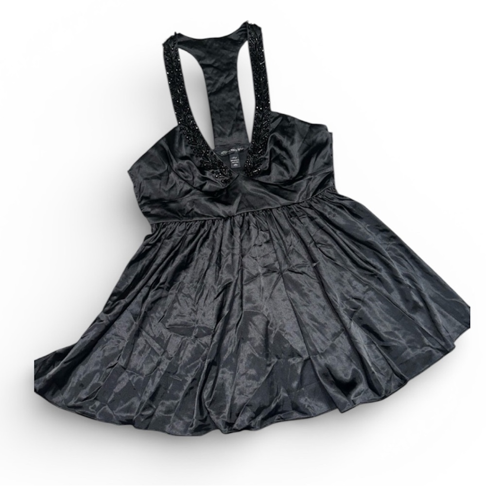 Victoria’s Secret‎ Y2K Beaded Halter Babydoll Mini Dress Large